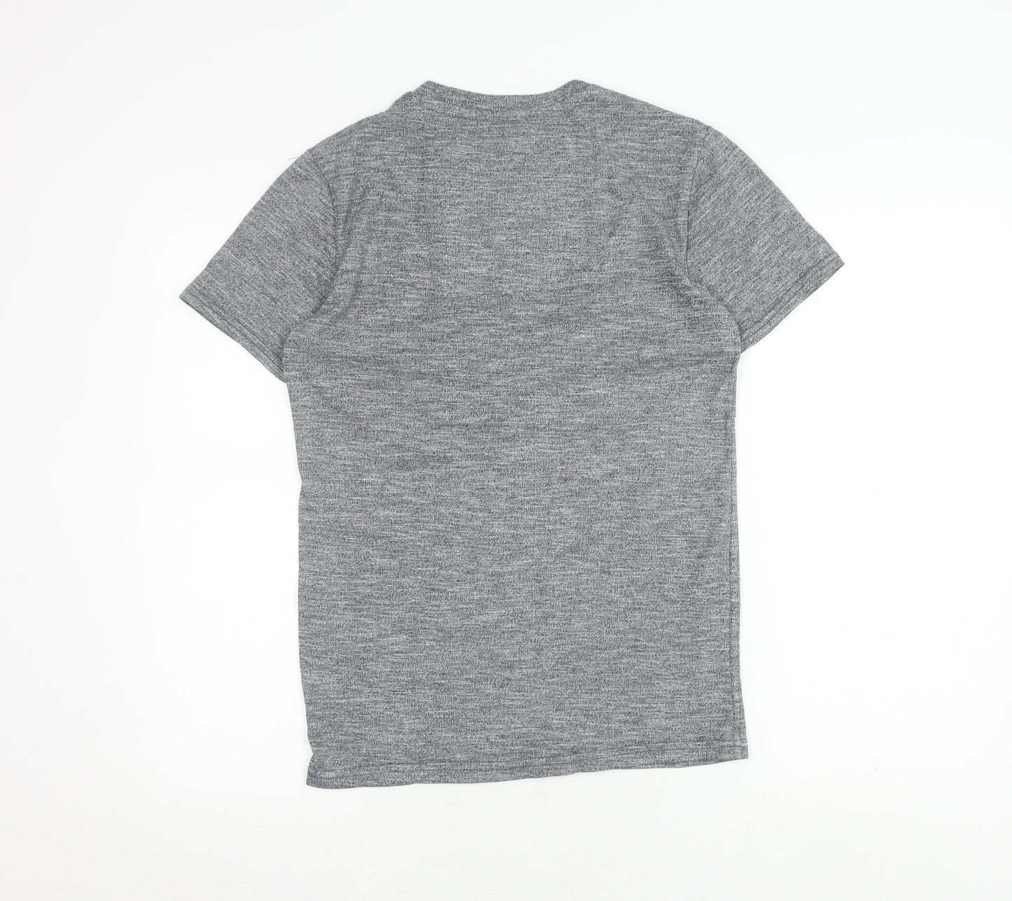Superdry Men's Grey Cotton Blend T-Shirt, Size S, Casual Style
