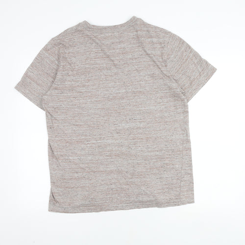 Old Navy Men's Beige Crew Neck T-Shirt Medium