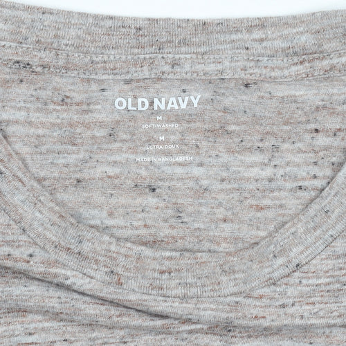Old Navy Men's Beige Crew Neck T-Shirt Medium