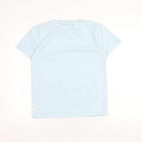 Holyfield Unisex Kids Blue T-Shirt Size M, Logo Accent