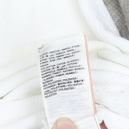 SuperDry Men's White Long Sleeve T-Shirt S