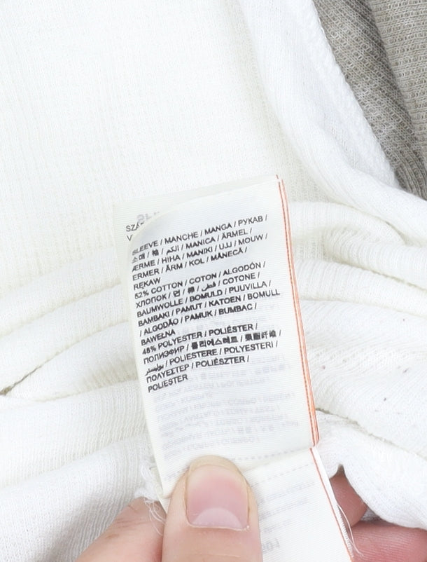 SuperDry Men's White Long Sleeve T-Shirt S