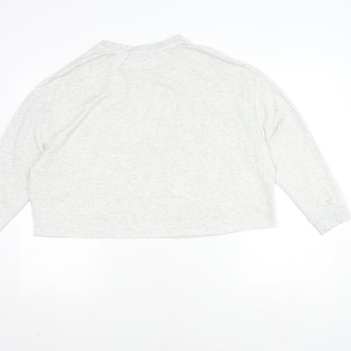 Disney Women's Grey Mickey Mouse Long Sleeve Pyjama Top