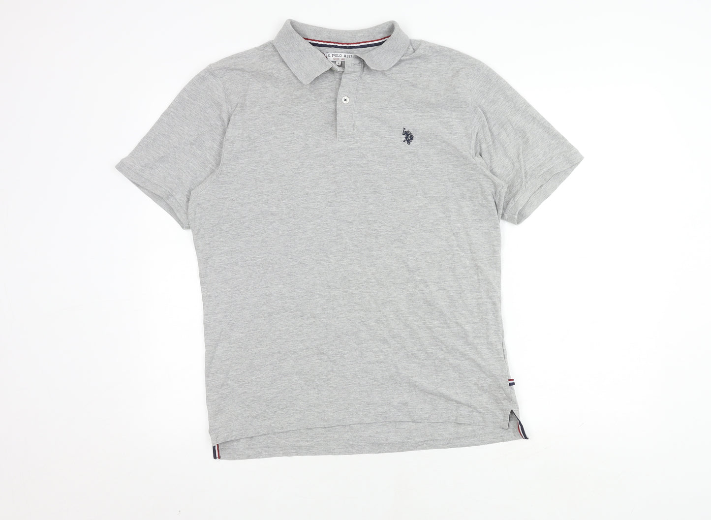 U.S. Polo Assn. Men's Grey Polo Shirt L