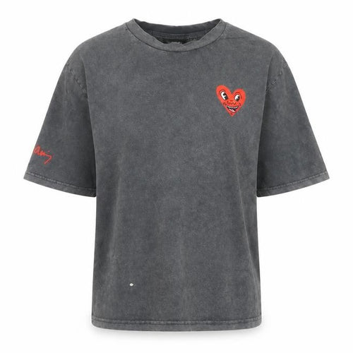 Keith Haring Art Grey T-Shirt XS Unisex Adults