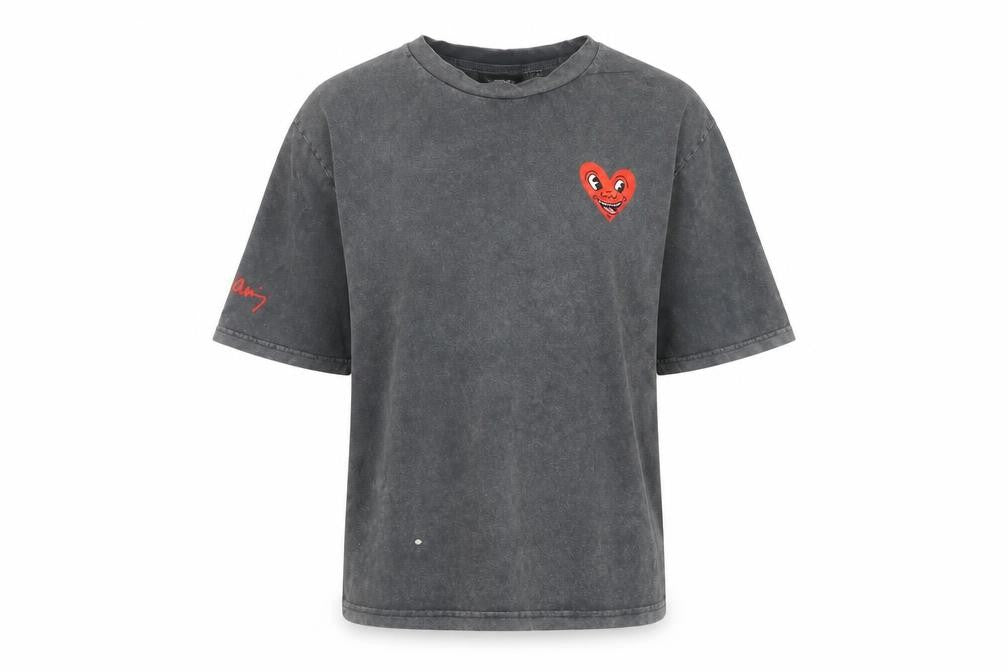 Keith Haring Art Grey T-Shirt XS Unisex Adults