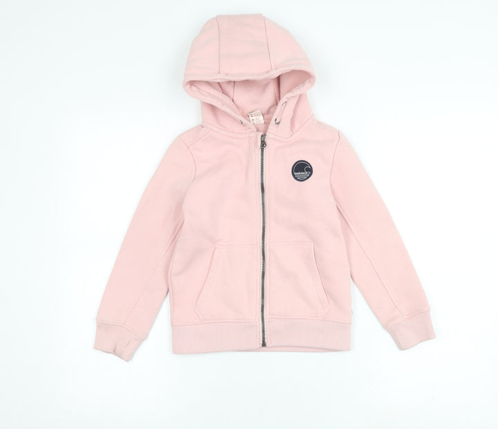 SoulCal & Co Girls Pink Hoodie Jacket 7-8 Years