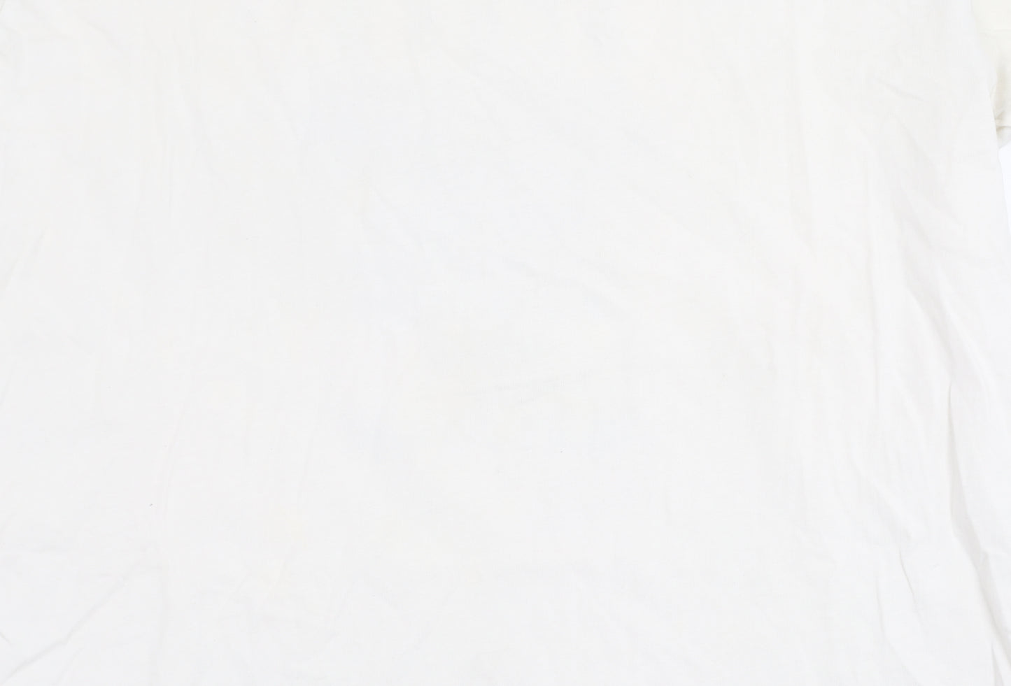 Puma Men's White Graphic Print T-Shirt, Size S