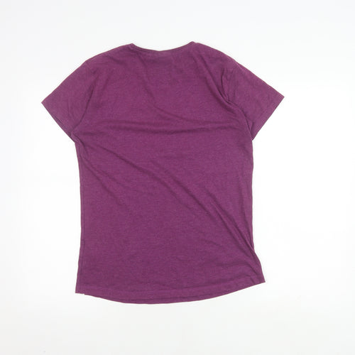 TOG24 Women's Purple T-Shirt Size 12 Regular Fit