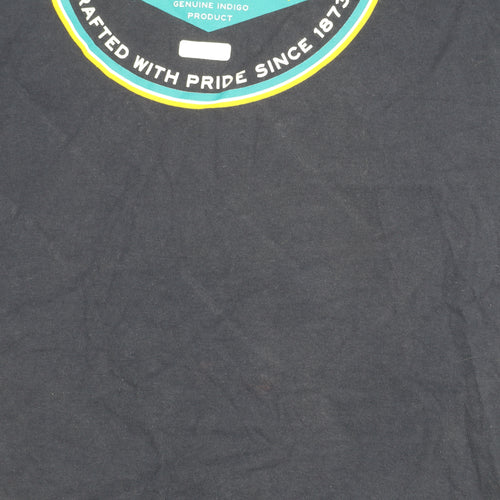 Levi's Men's Black Graphic Print T-Shirt - Medium