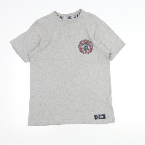 Tog Twenty Four Grey Men's T-Shirt, Size S, Crew Neck