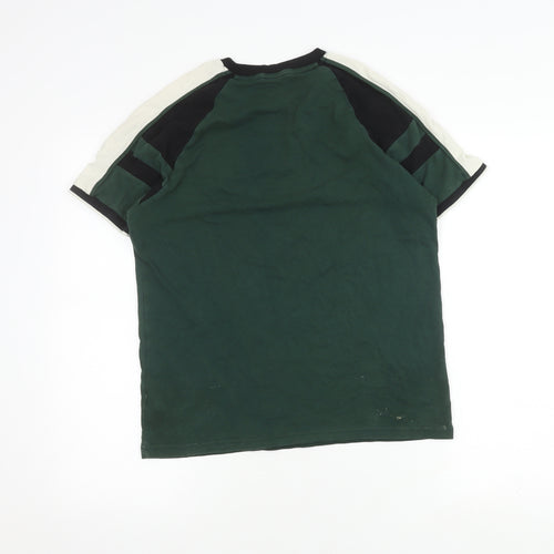 Next Men's Green Short Sleeve Crew Neck T-Shirt
