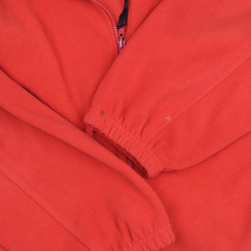 Scanda Red Fleece Jacket, Unisex, Size 14, Casual Wear