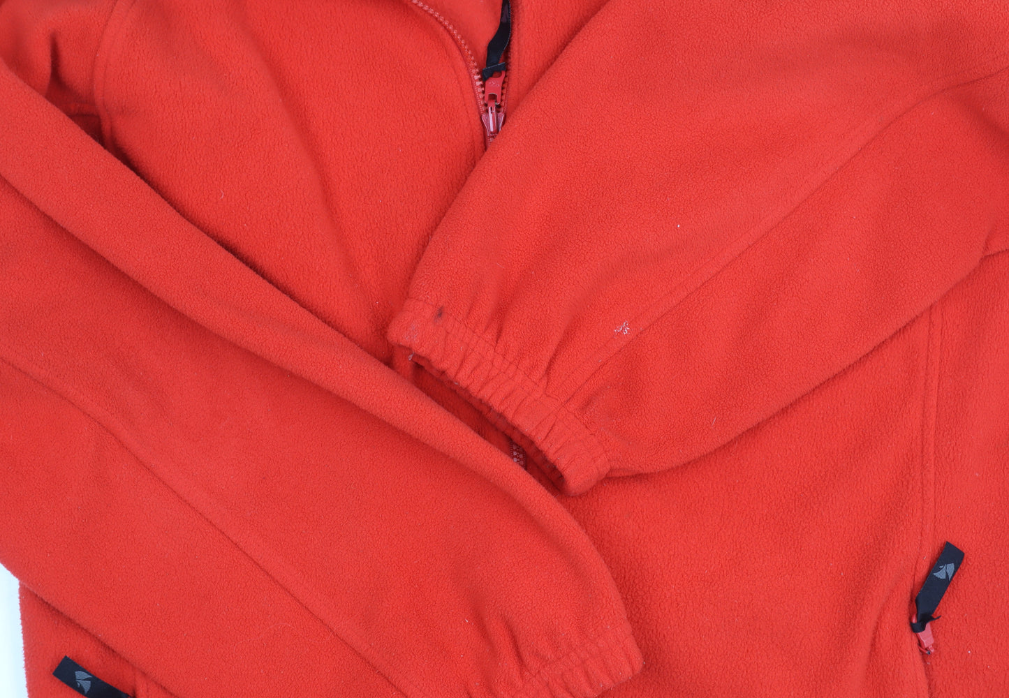 Scanda Red Fleece Jacket, Unisex, Size 14, Casual Wear