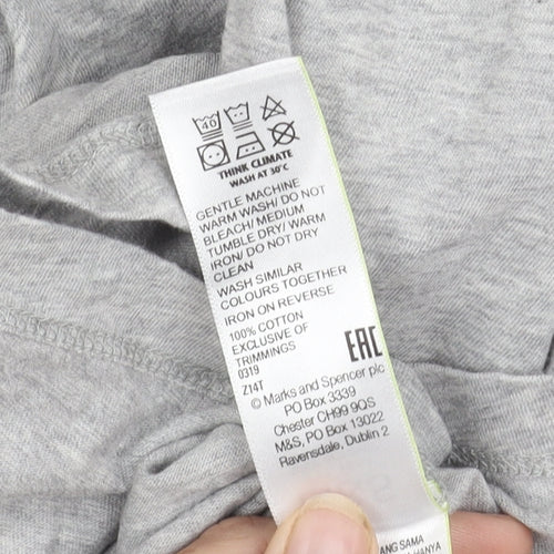 Marks and Spencer XL Grey Graphic T-Shirt for Men