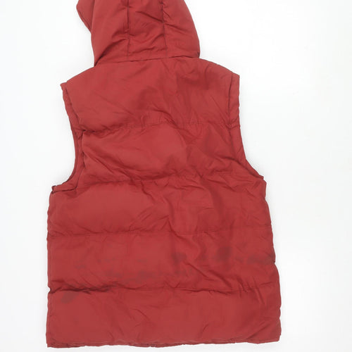 SoulCal & Co Men's Red M Puffer Jacket with Hood