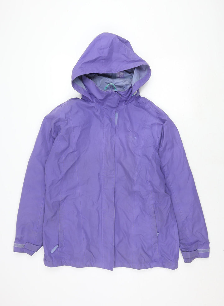 Regatta Women's Purple Waterproof Rain Jacket Size 14