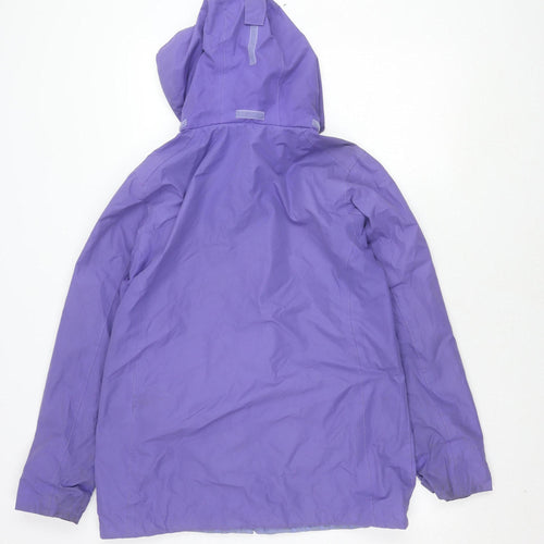 Regatta Women's Purple Waterproof Rain Jacket Size 14
