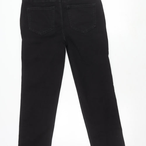 Marks and Spencer Women's Black Straight Jeans Size 14