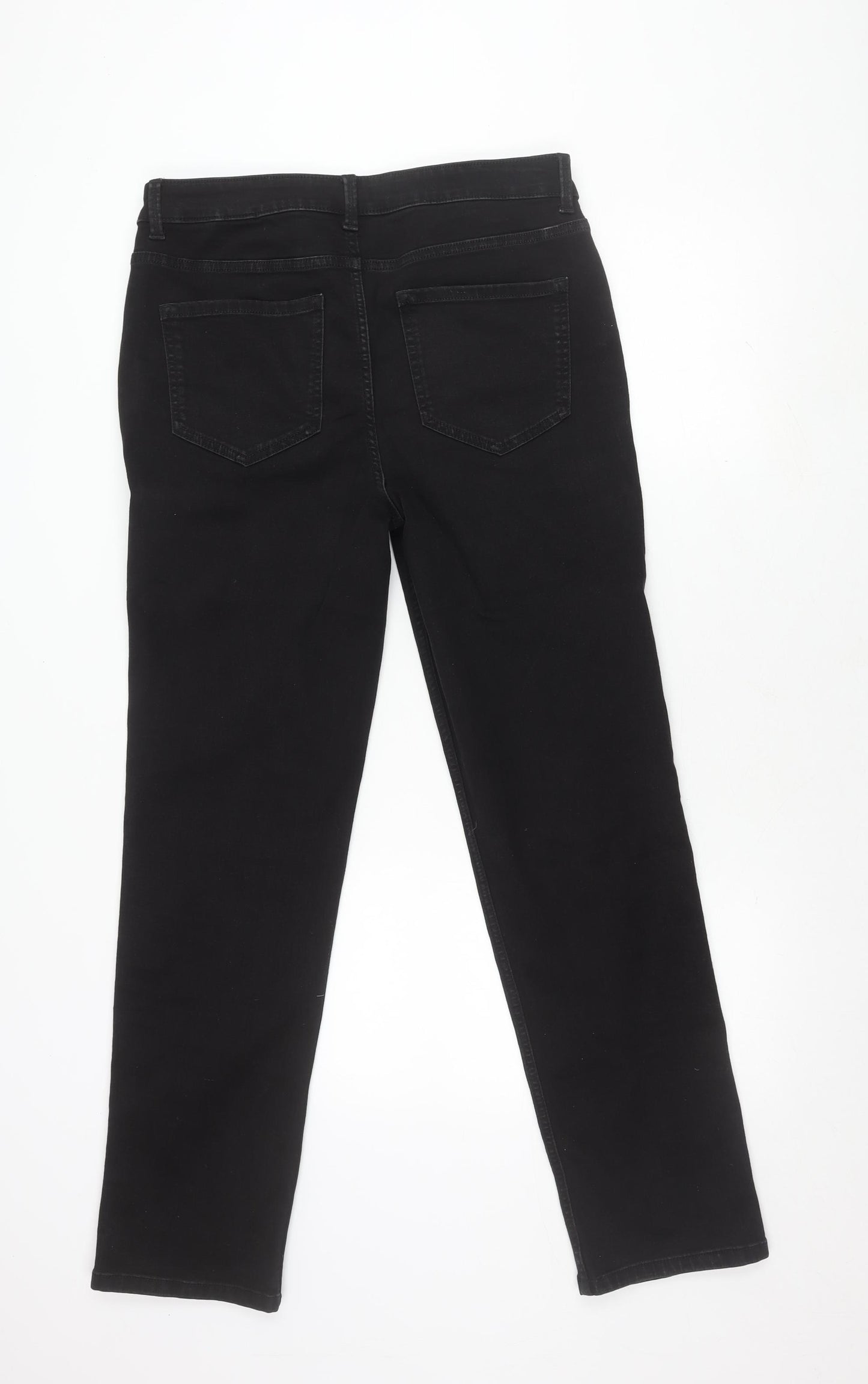 Marks and Spencer Women's Black Straight Jeans Size 14