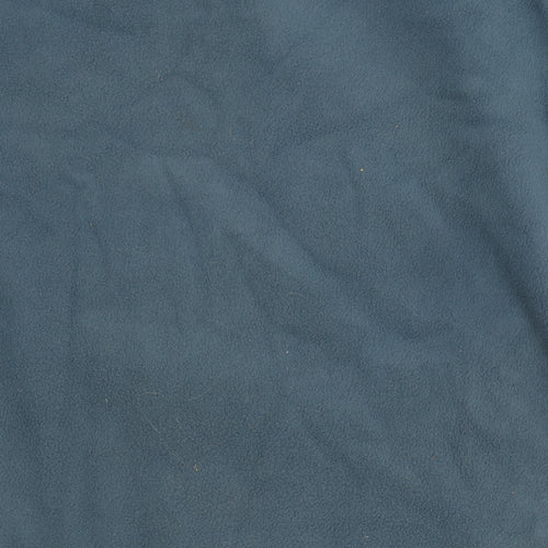 Weird Fish Women’s Blue Fleece Zip Sweatshirt, Size 10