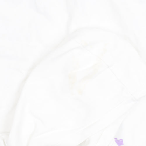 Marks and Spencer Girls White Snoopy Hoodie 9-10 Years