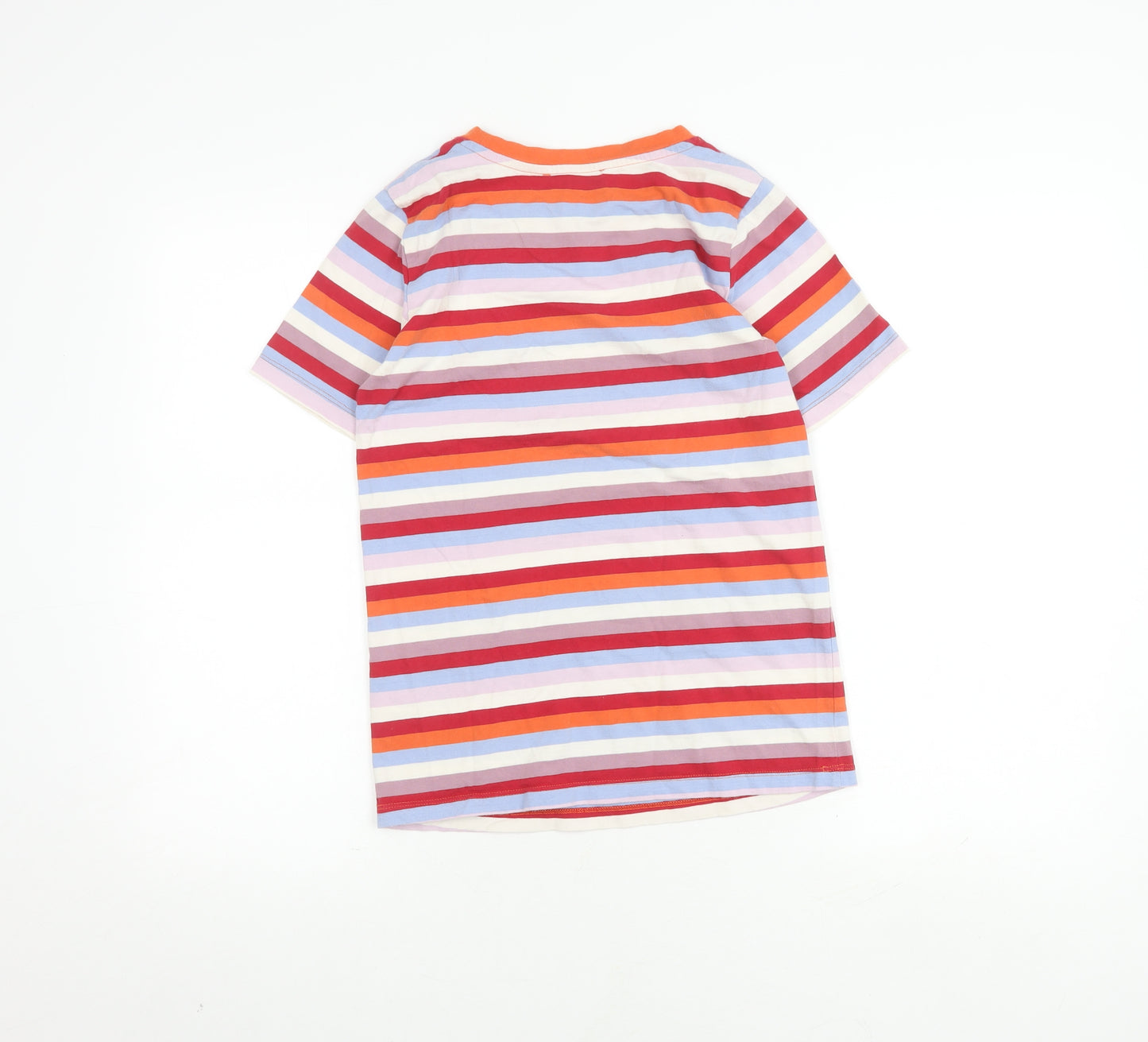 Marks and Spencer Women's Multicoloured Striped T-Shirt