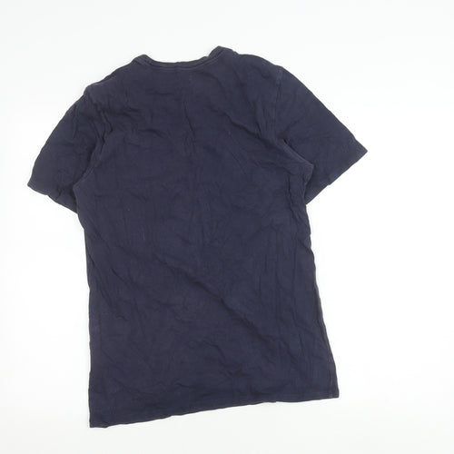 Nike Men's Blue Crew Neck T-Shirt, M