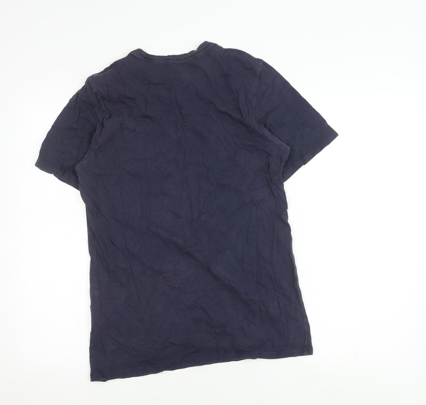Nike Men's Blue Crew Neck T-Shirt, M