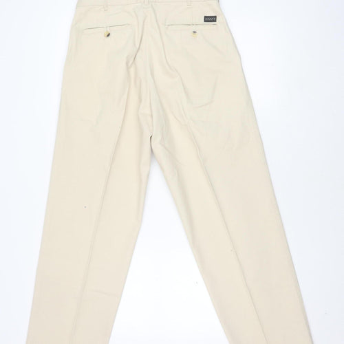 Urban Spirit Men's Beige Cotton Trousers Size 30