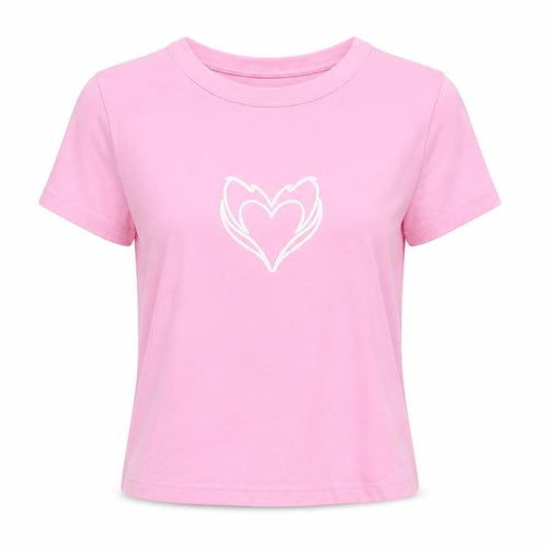 Bershka Women's XS Pink T-Shirt, Casual Summer Wear
