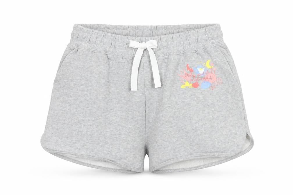 Front view of Disney Women's Grey Sweat Shorts -, size S