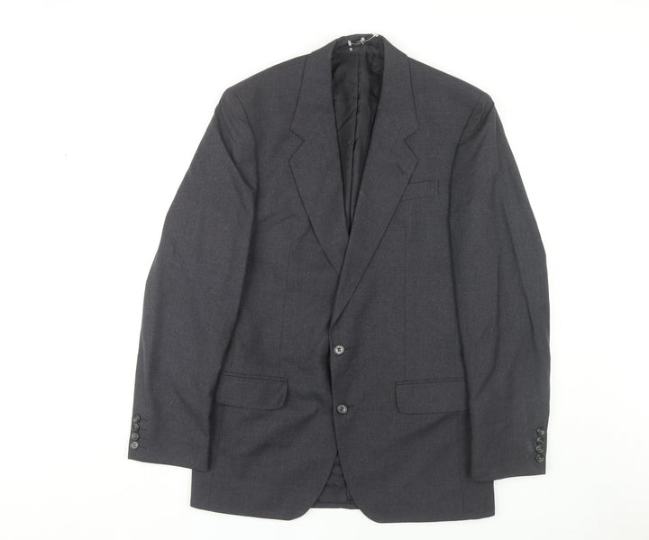 Centaur Men's Grey Blazer, Size 38L Wool, Formal Wear