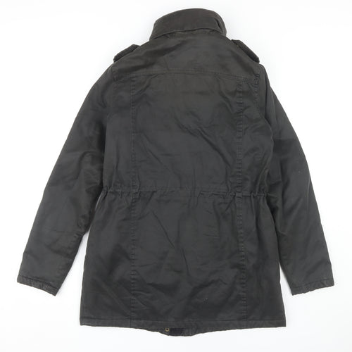 Fat Face Women's Black Parka Jacket Size 8