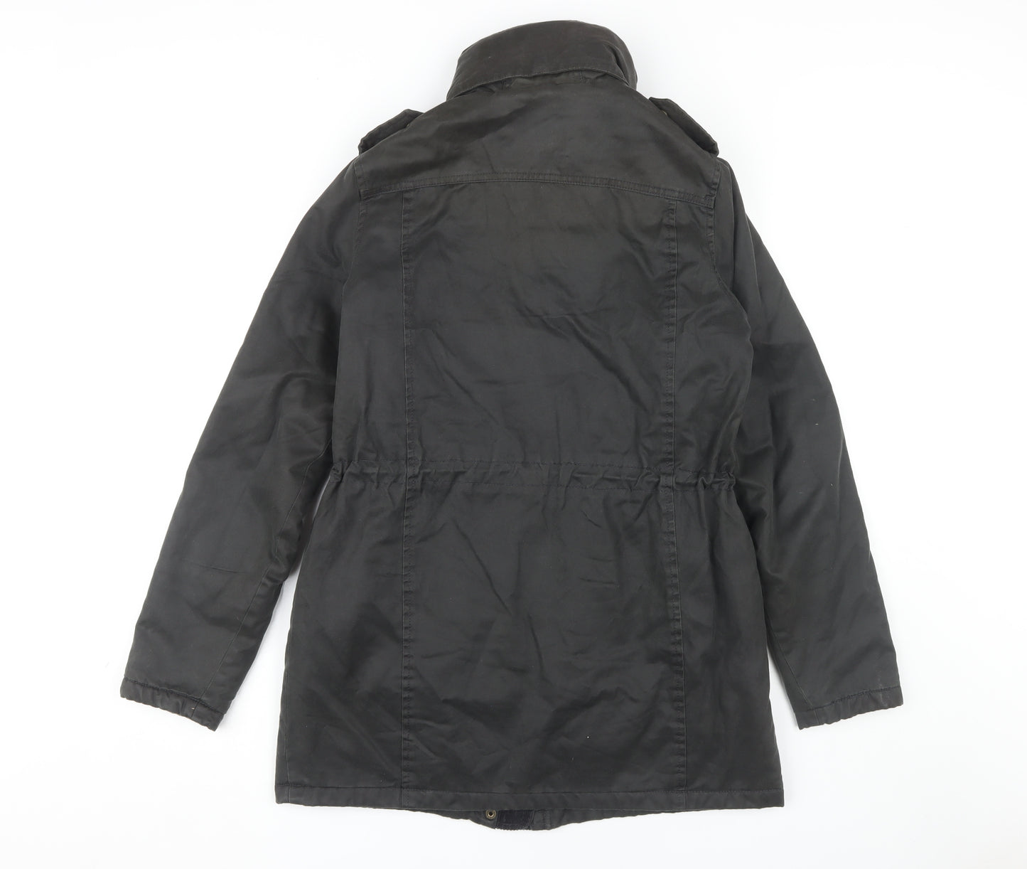 Fat Face Women's Black Parka Jacket Size 8