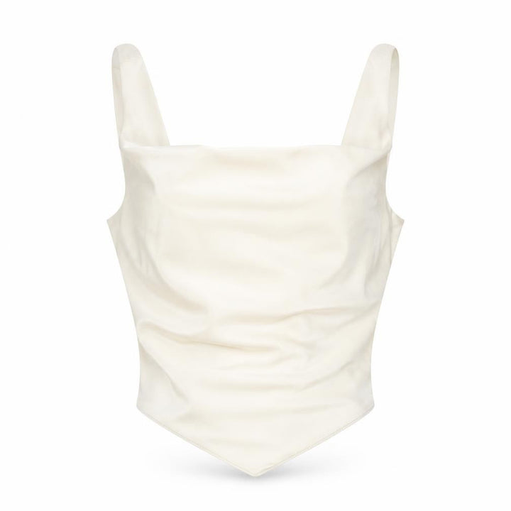 Abercrombie & Fitch Women's Beige Tank Top L