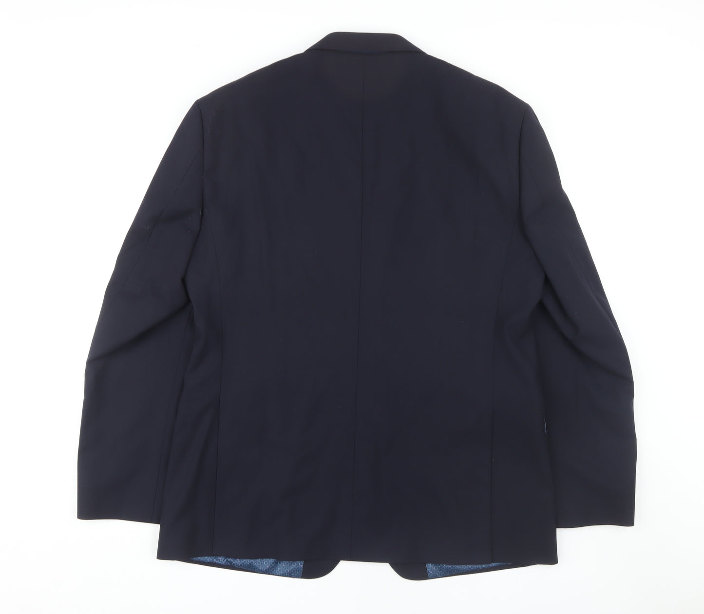 T.M.Lewin Men's Blue Slim Fit Blazer 43R