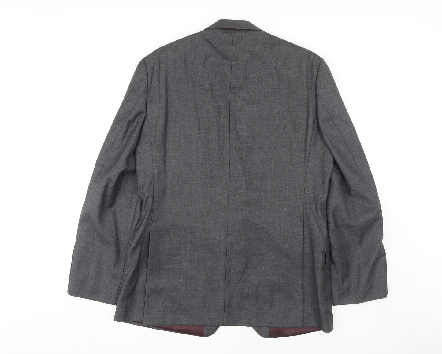 Austin Reed Men's Grey Wool Blazer 42R, Formal Jacket