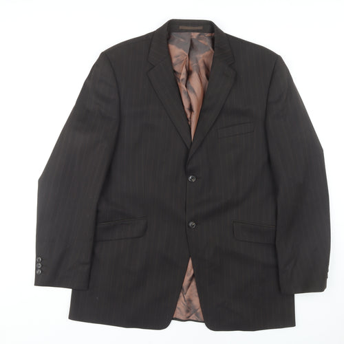 Stvdio Jeff Banks Men's Brown Regular Blazer, 42 Chest