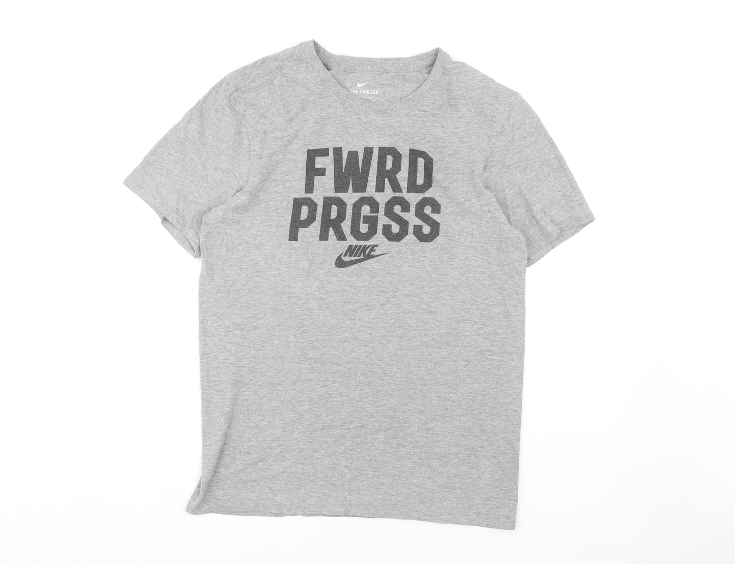 Nike Men’s Grey Athletic Fit T-Shirt - Size S