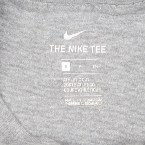 Nike Men’s Grey Athletic Fit T-Shirt - Size S