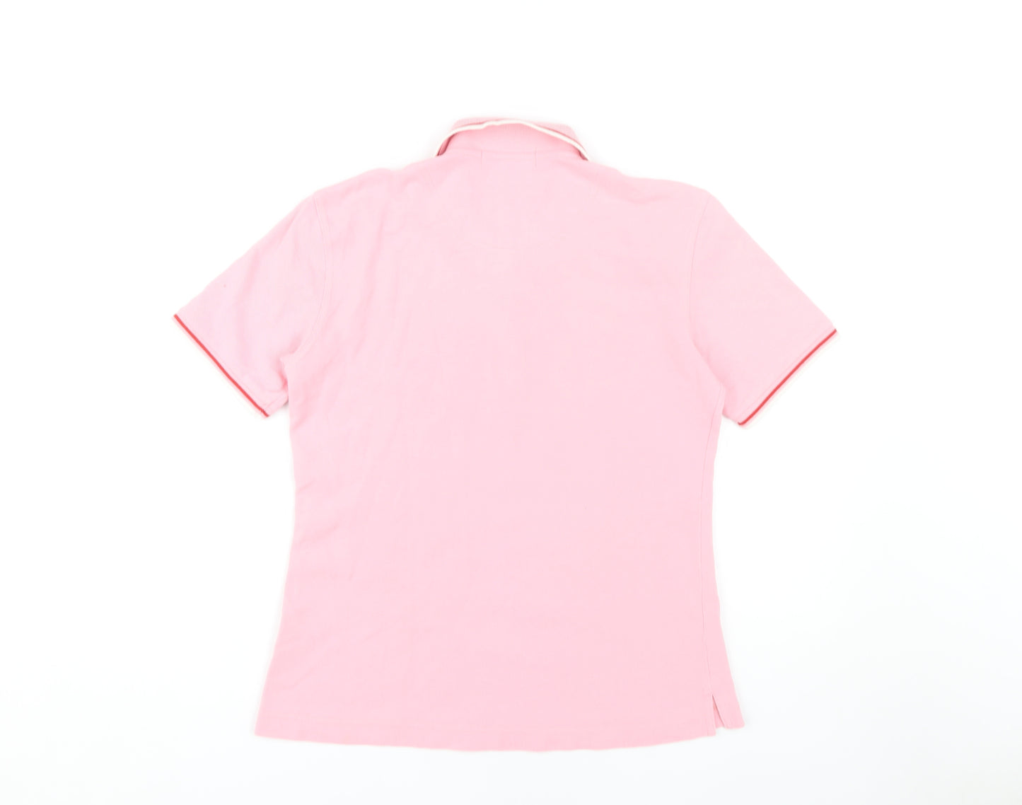 Le Coq Sportif Women's Pink Polo Shirt XL