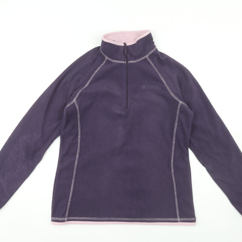 Mountain Warehouse Women's Purple Fleece Pullover Sweatshirt