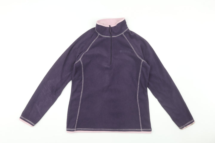 Mountain Warehouse Women's Purple Fleece Pullover Sweatshirt