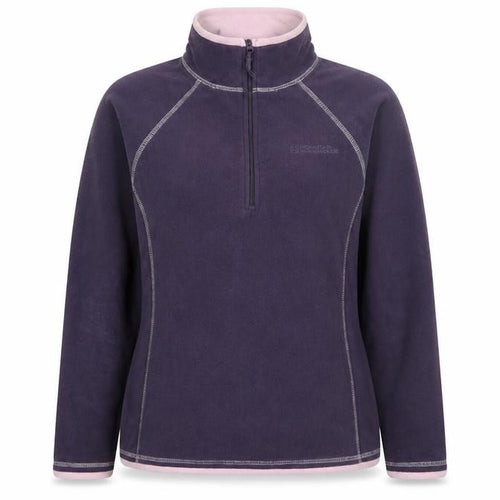 Mountain Warehouse Women's Purple Fleece Pullover Sweatshirt