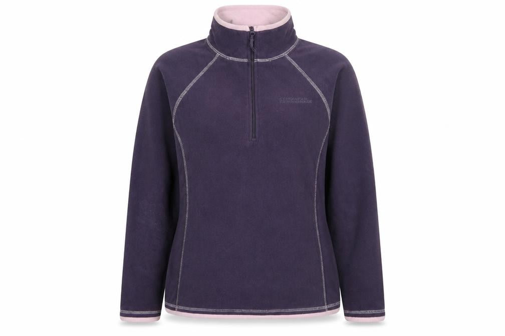Mountain Warehouse Women's Purple Fleece Pullover Sweatshirt