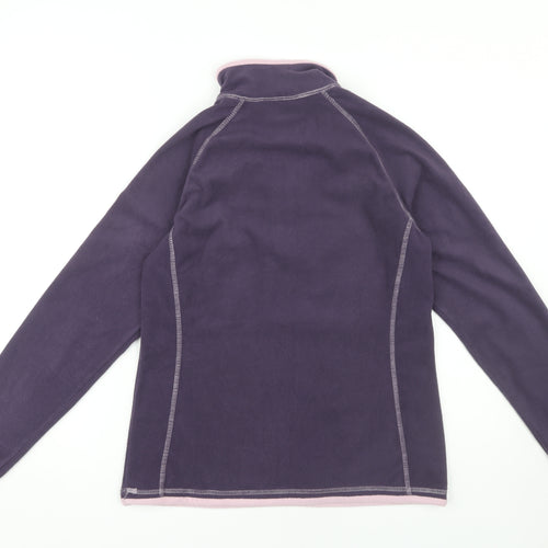 Mountain Warehouse Women's Purple Fleece Pullover Sweatshirt