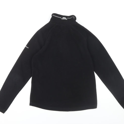 Trespass Women’s Black Zip Pullover Sweatshirt Size 10