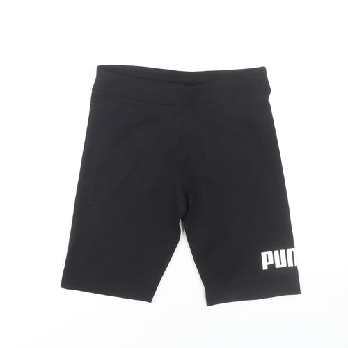 Puma Teens Black Biker Shorts - XL, Activewear