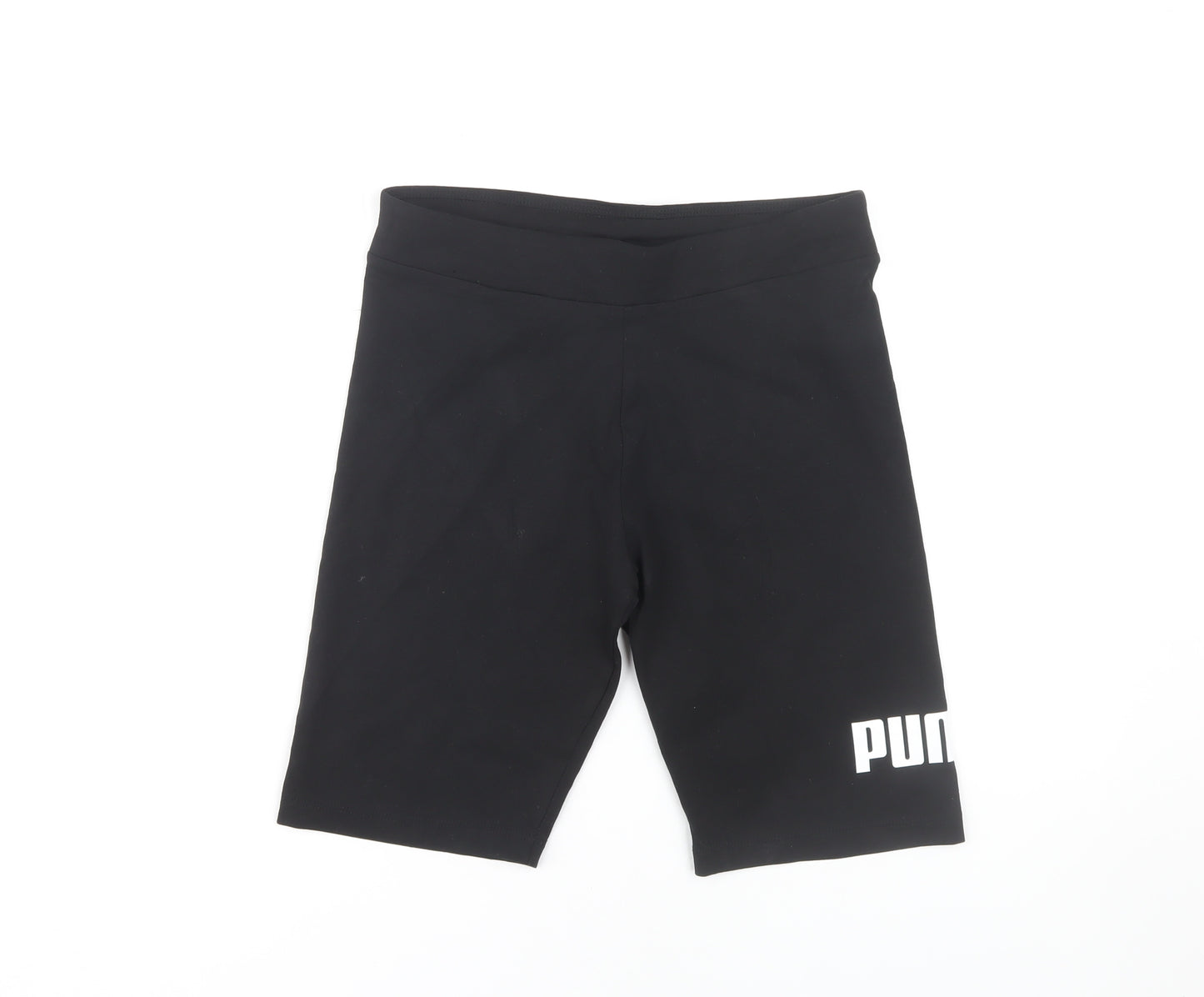 Puma Teens Black Biker Shorts - XL, Activewear